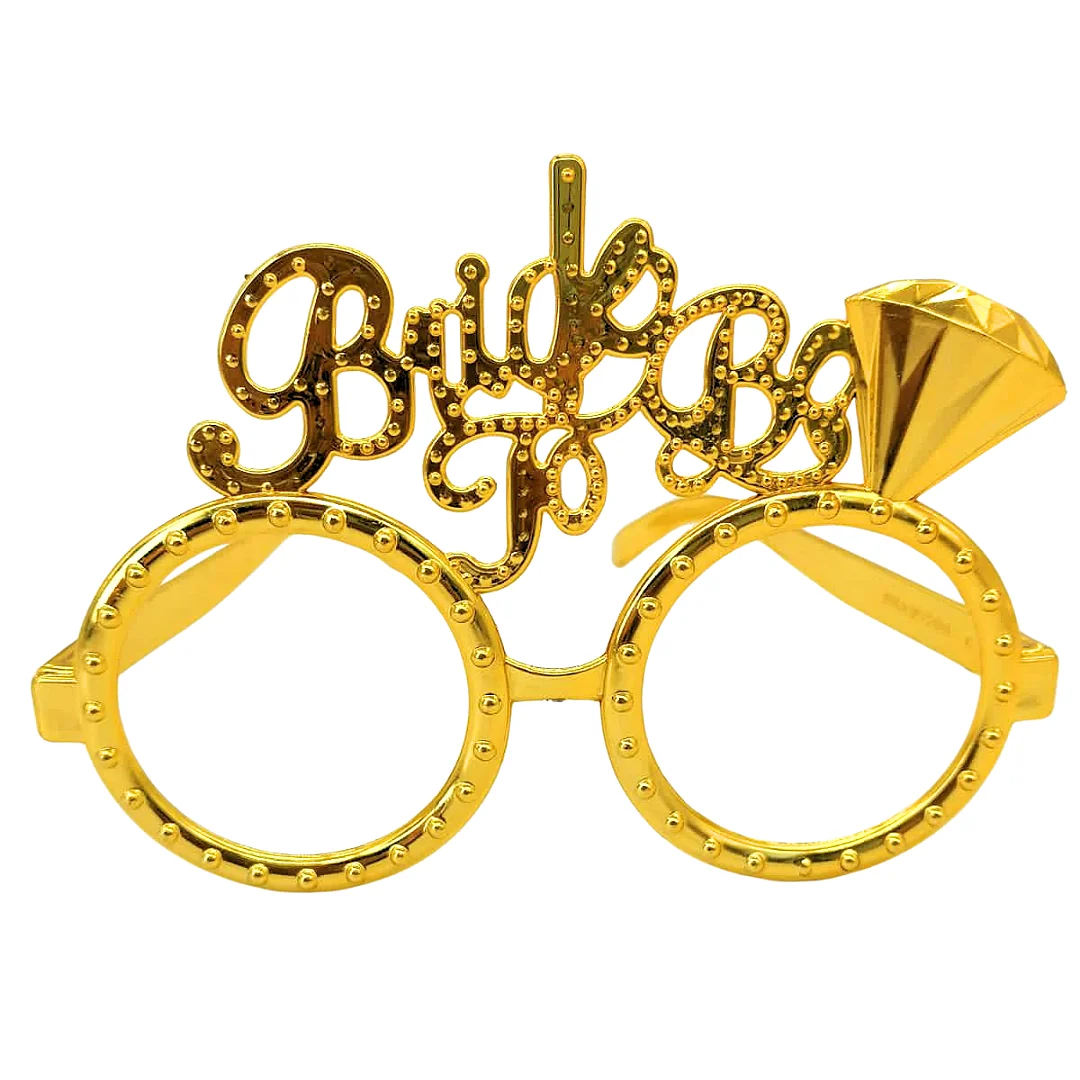 Compra Gafas Plásticas Bride To Be Dorado en Partymax. Bogotá. Imagen #1.