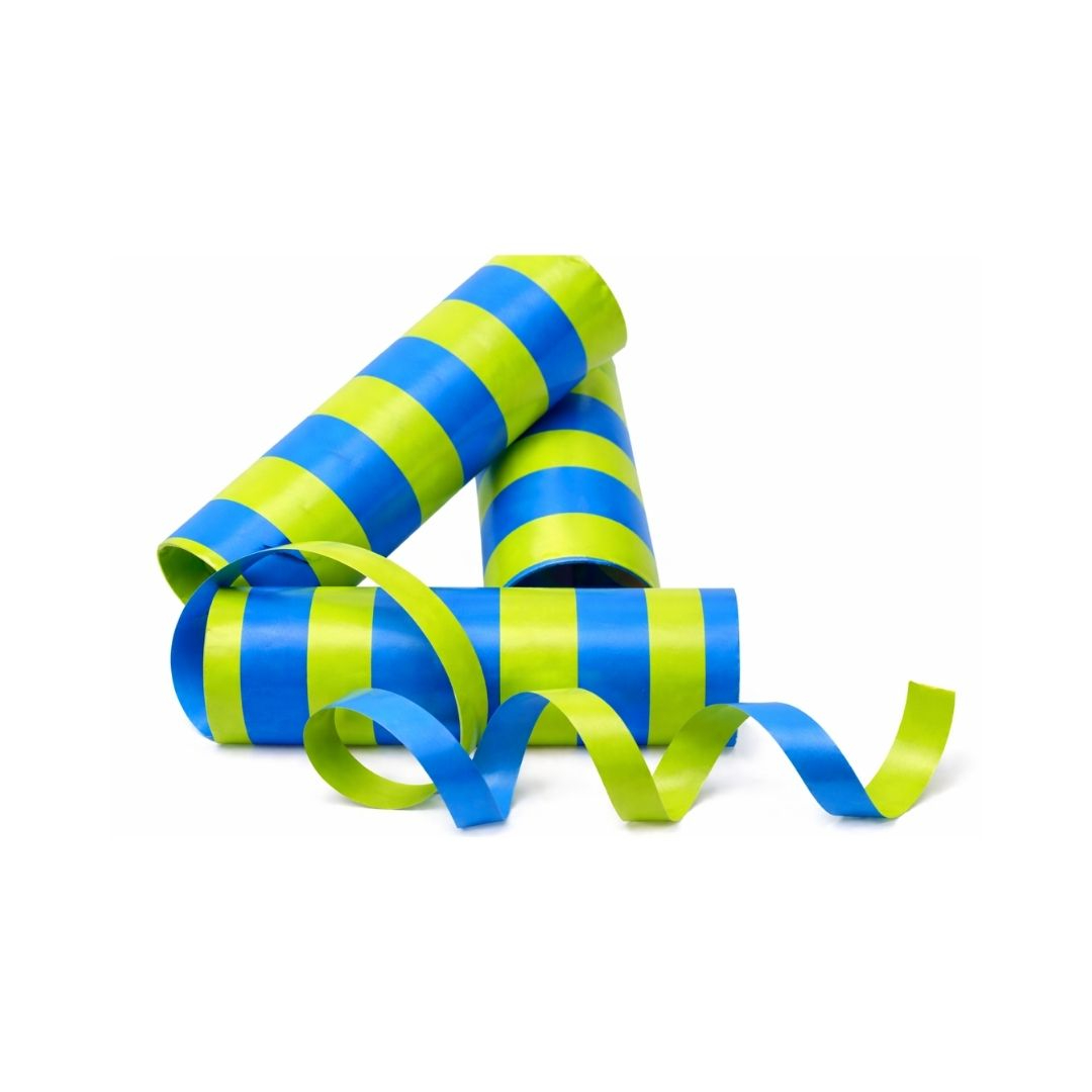 Compra Serpentina Verde Lima - Azul *3 Und en Partymax. Bogotá. Imagen #1.