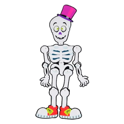 Compra Articulado Esqueleto Colgante En Cartón *1 Unidad en Partymax. Bogotá. Imagen #1.