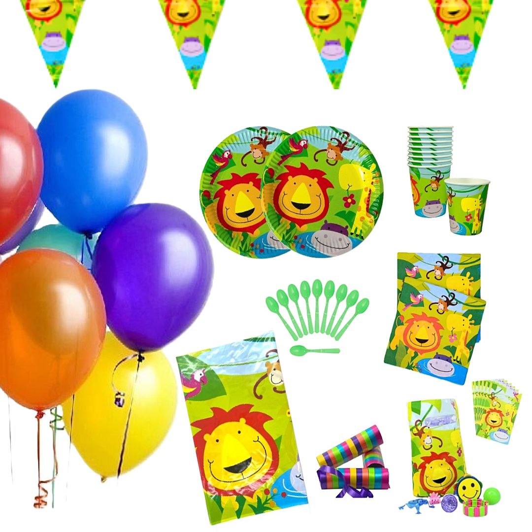 Compra Kit Decoración Selva para 10 Personas en Partymax. Bogotá. Imagen #1.