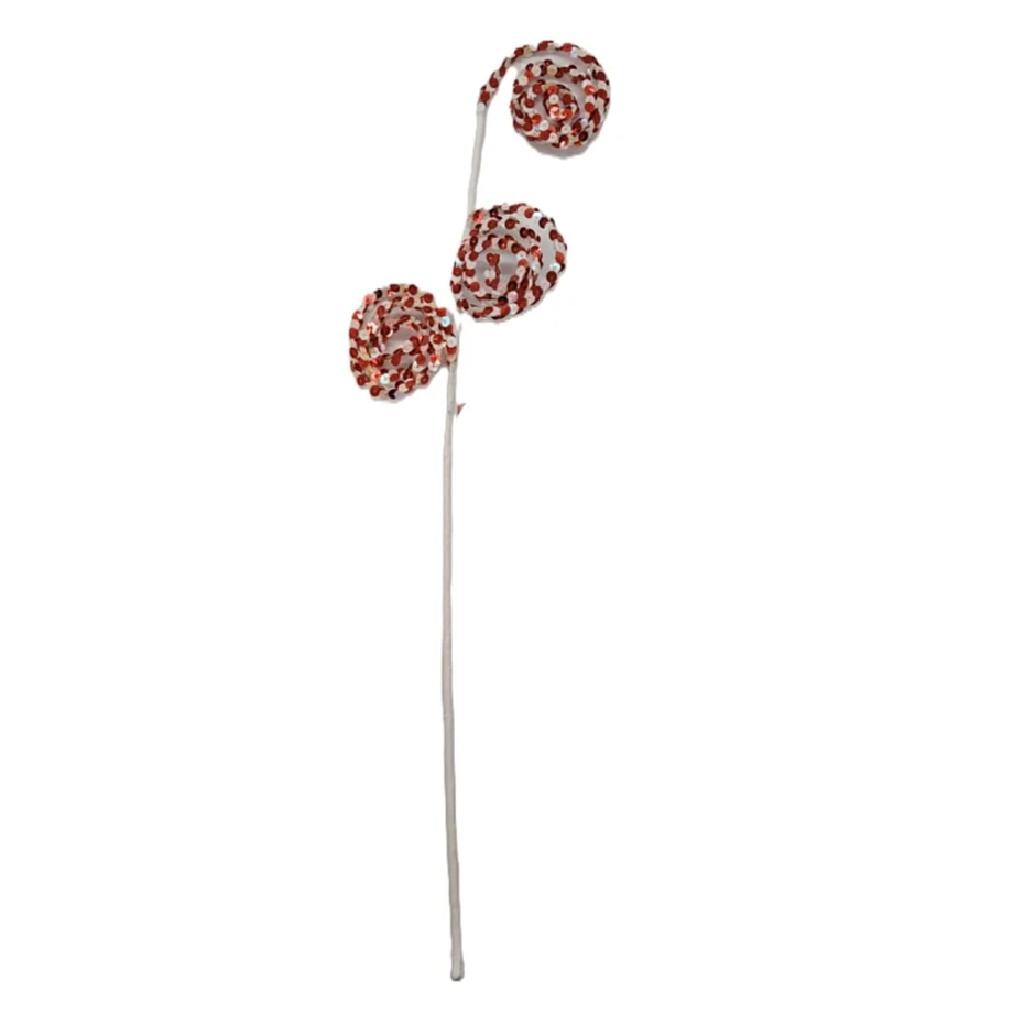 Compra Pick Navideño Espiral Rojo -Blanco en Partymax. Bogotá. Imagen #1.