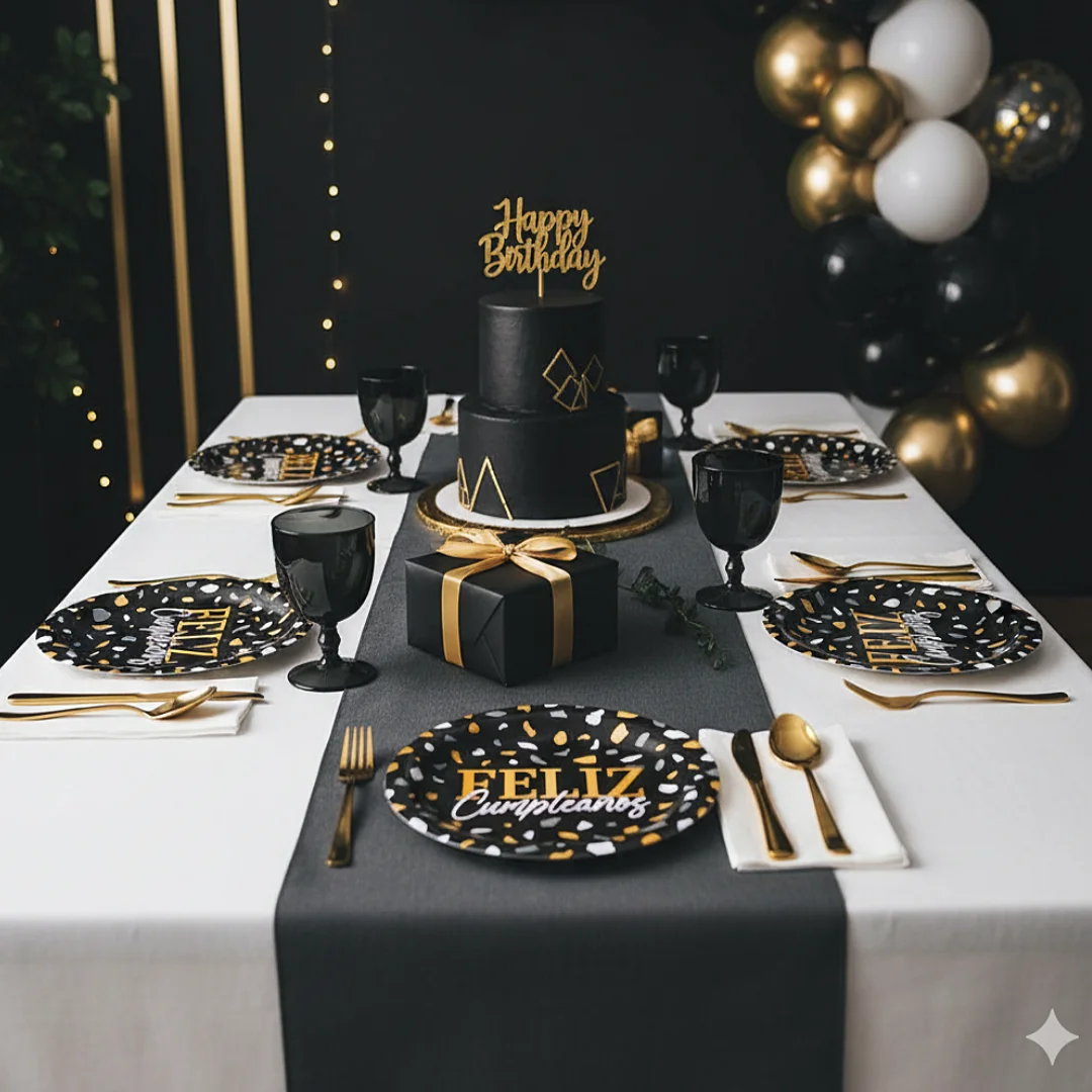 Compra Plato Redondo 7" F/C Destellos * 8 Unidades en Partymax. Bogotá. Imagen #2.