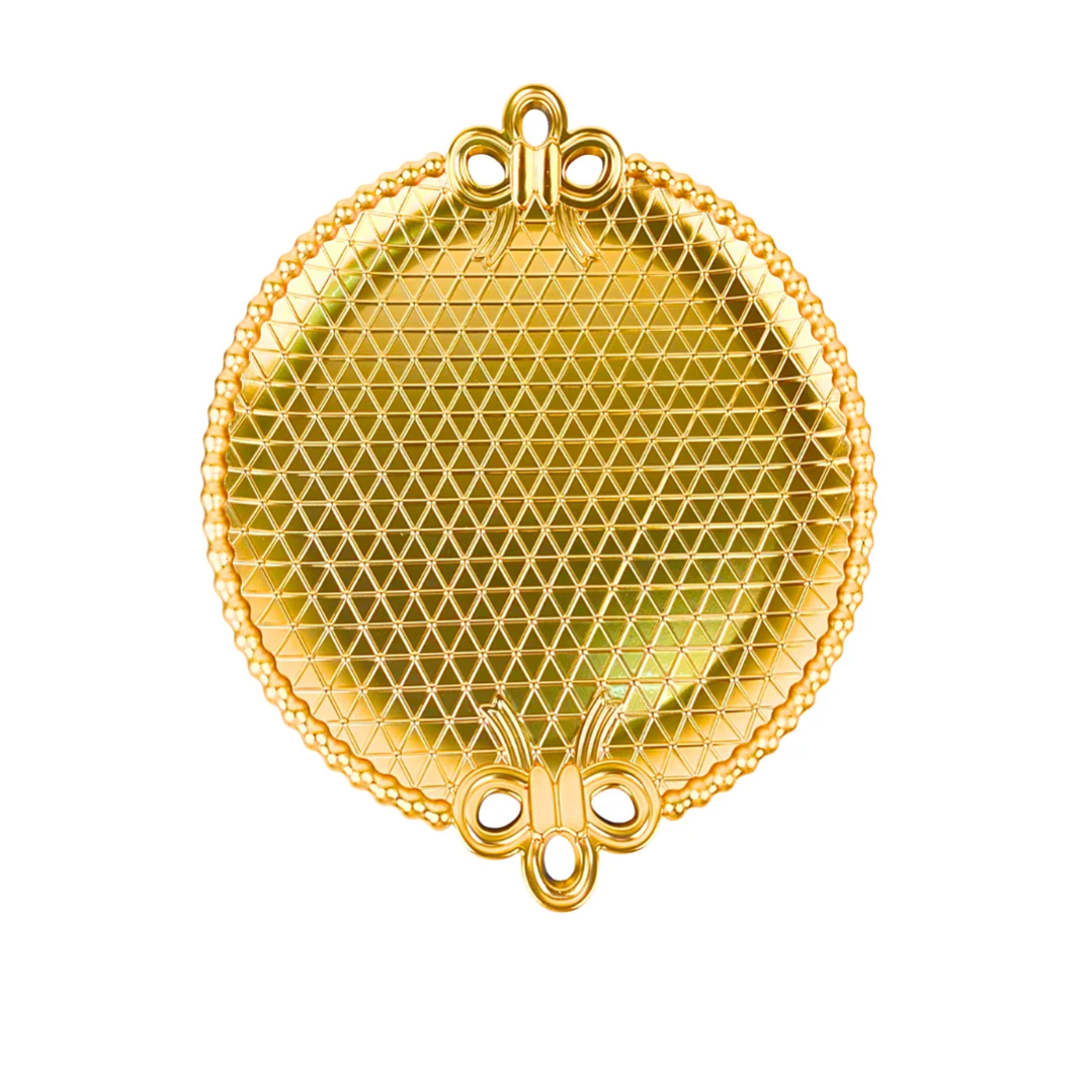 Compra Porta Plato Dorado Con Manijas en Partymax. Bogotá. Imagen #1.