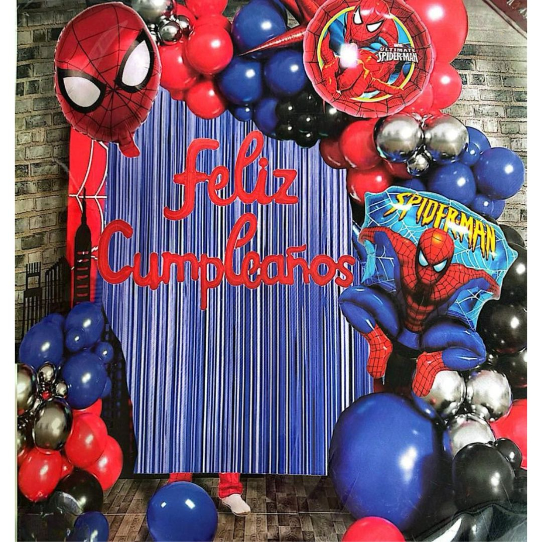 Compra Kit de Globos Spiderman *75 Piezas en Partymax. Bogotá. Imagen #1.
