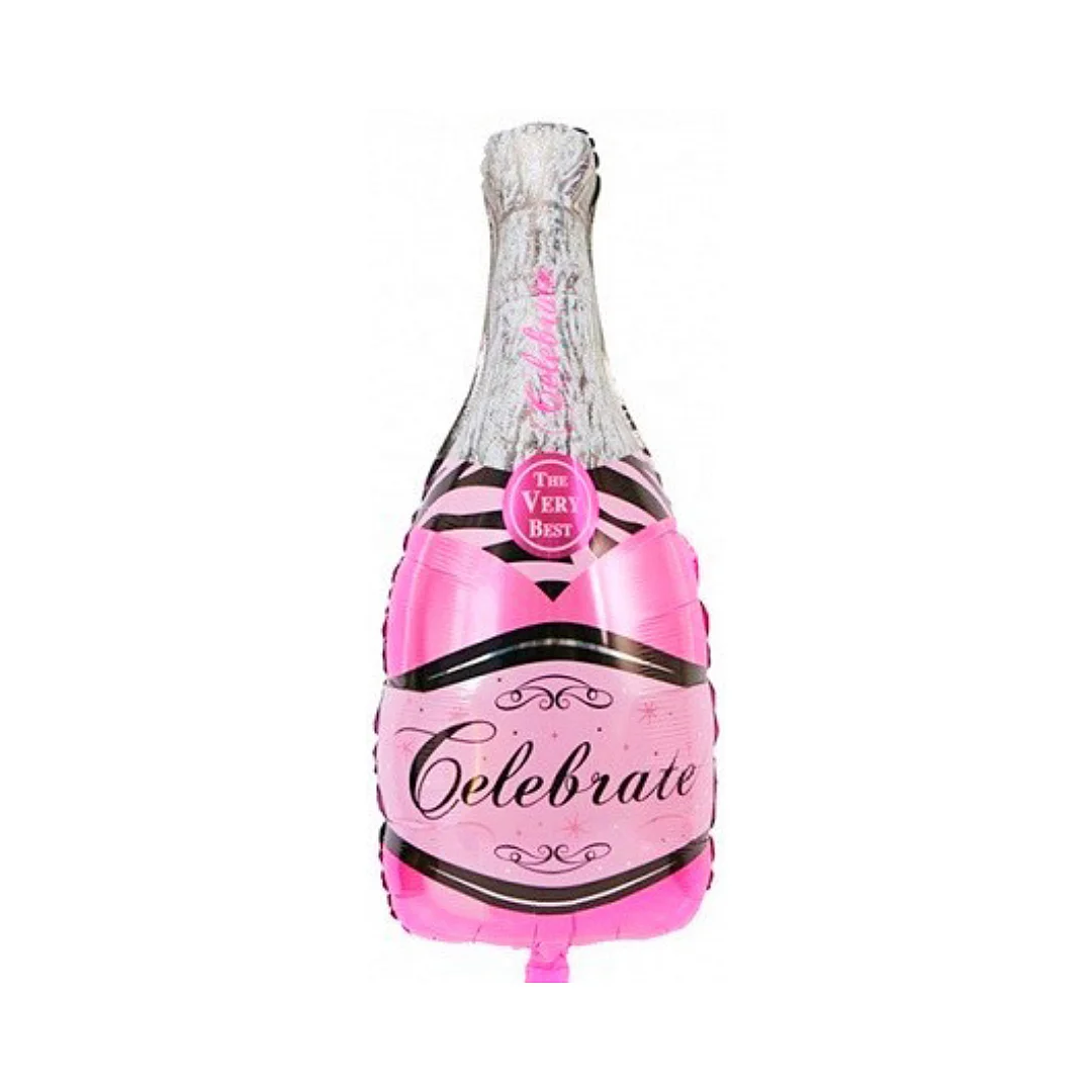 Compra Globo Metalizado Champaña Rosada de 1Mtrs en Partymax. Bogotá. Imagen #1.