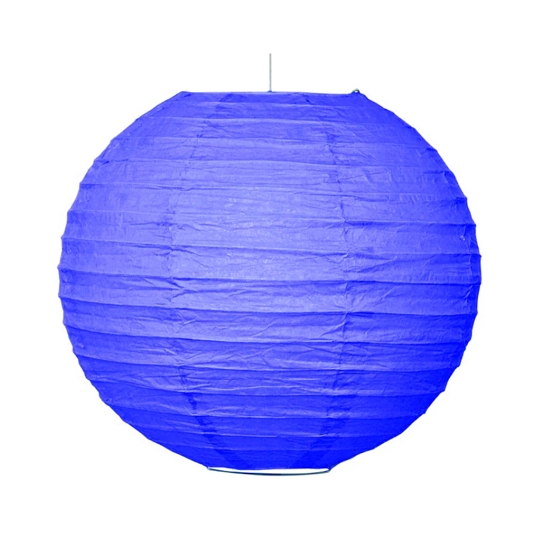 Compra aquí Globo Chino de Papel Azul *30Cms #1