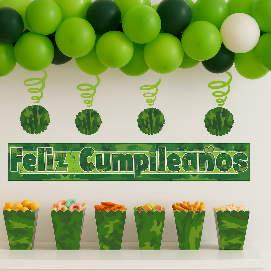 Compra Banner Camuflado de 15Cm * 97Cm en Partymax. Bogotá. Imagen #2.