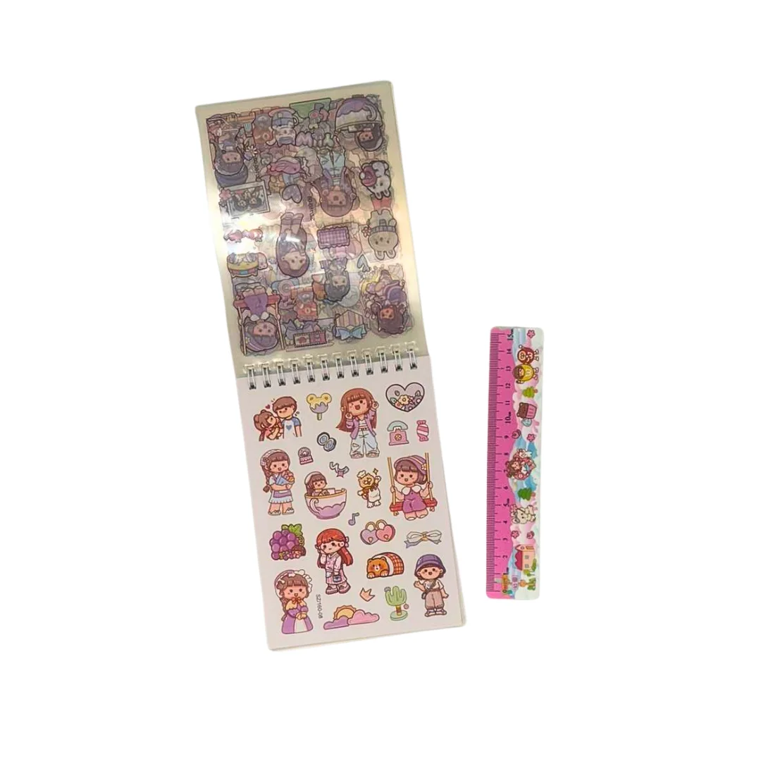 Compra Libreta de Stickers Con Regla *2 Unidades en Partymax. Bogotá. Imagen #3.