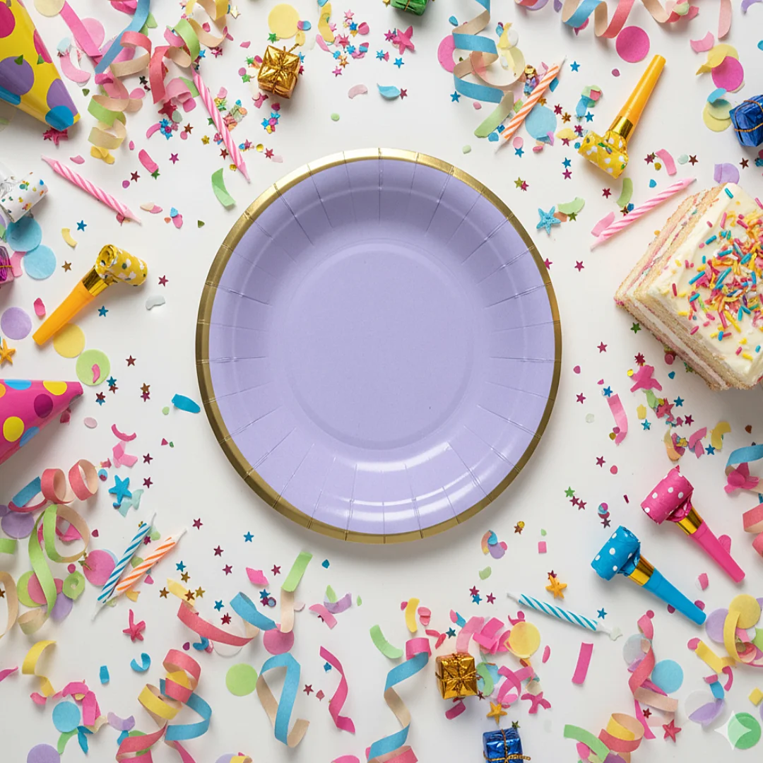 Compra Plato Redondo Pequeño 6" Lila Pastel *10 Unidades en Partymax. Bogotá. Imagen #2.