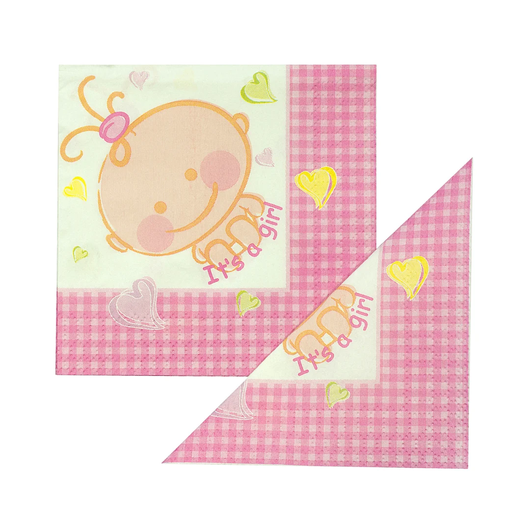 Compra Servilletas It Is A Girl * 10 Unidades en Partymax. Bogotá. Imagen #1.