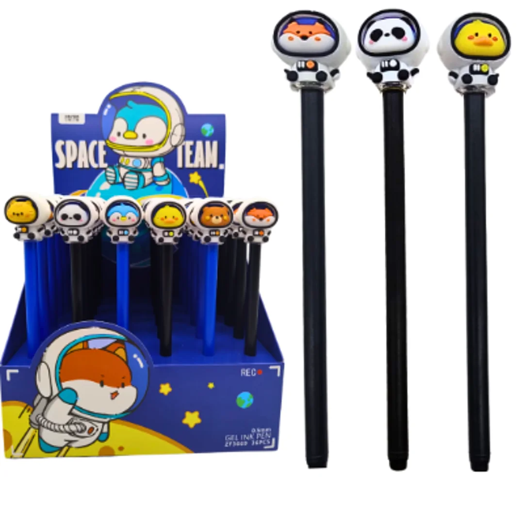 Compra Esfero Animales Astronauta X3 Unidades Negro en Partymax. Bogotá. Imagen #1.