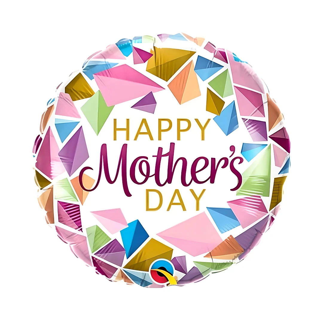 Compra Globo Happy Mothers Day Diamantes Colores en Partymax. Bogotá. Imagen #1.