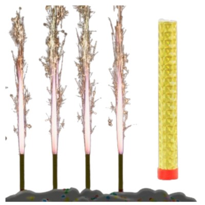 Compra aquí Vela Volcán Dorada #1