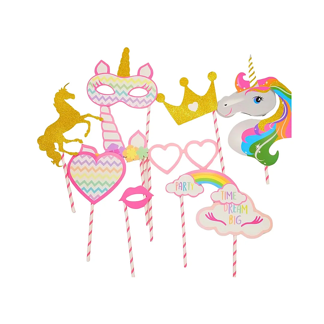 Compra Set de Selfies de Unicornio *11 Piezas en Partymax. Bogotá. Imagen #1.