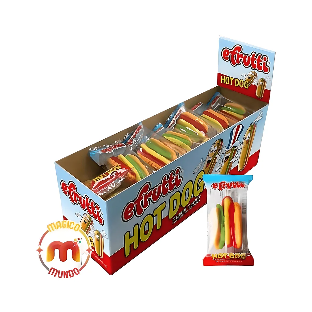 Compra Goma Efrutti Hot Dog Display *30 Unidades en Partymax. Bogotá. Imagen #1.