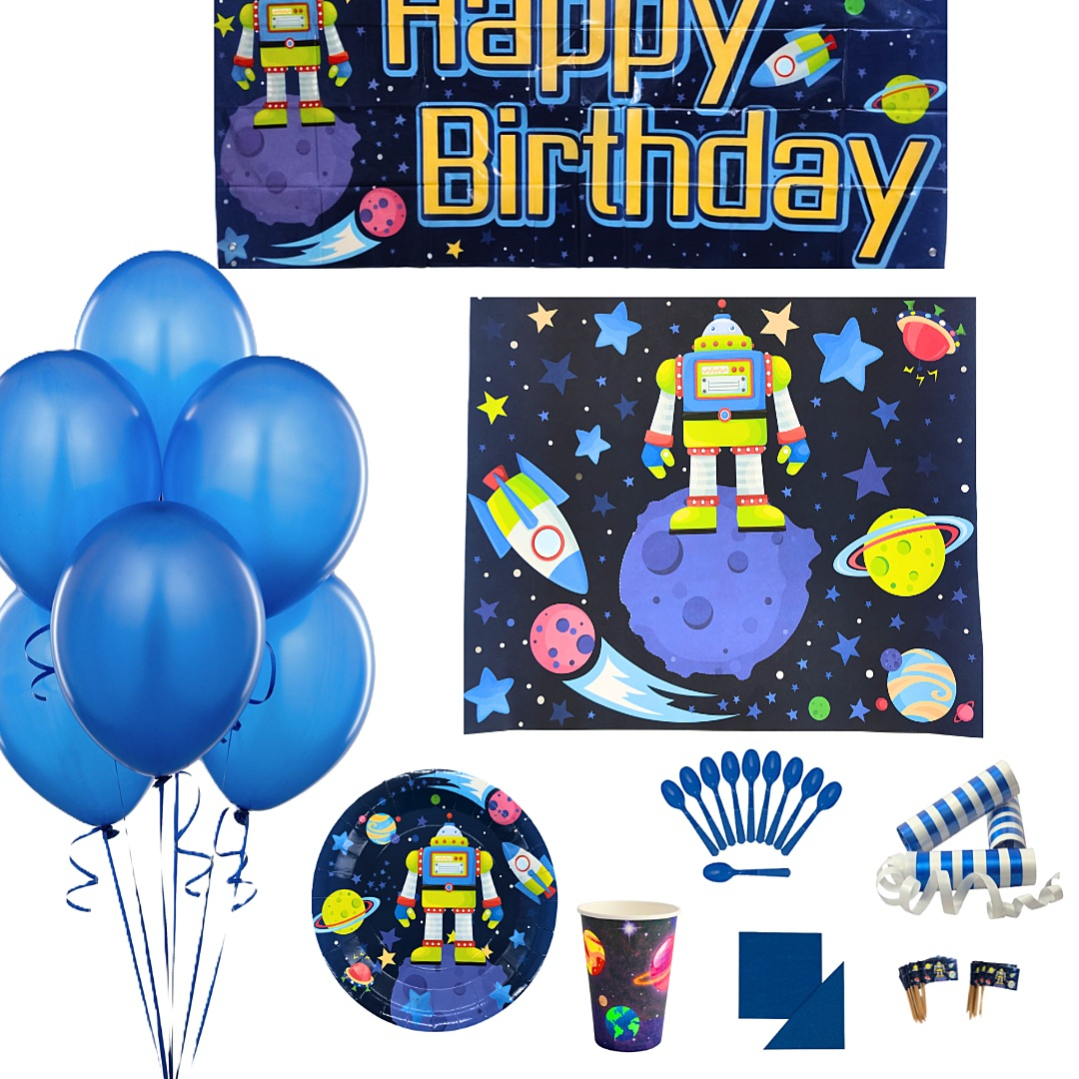 Compra Kit Decoración Espacial para 10 Personas en Partymax. Bogotá. Imagen #1.