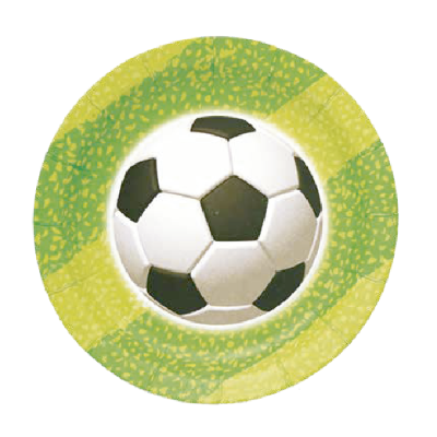 Compra Plato Redondo 6" Fútbol *10 Unidades en Partymax. Bogotá. Imagen #1.
