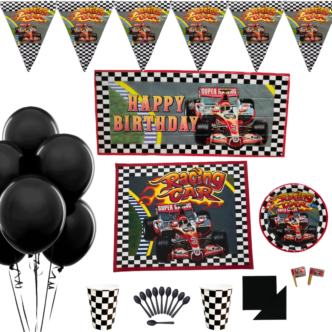 Compra Kit Decoración Fórmula 1 para 10 Personas en Partymax. Bogotá. Imagen #1.