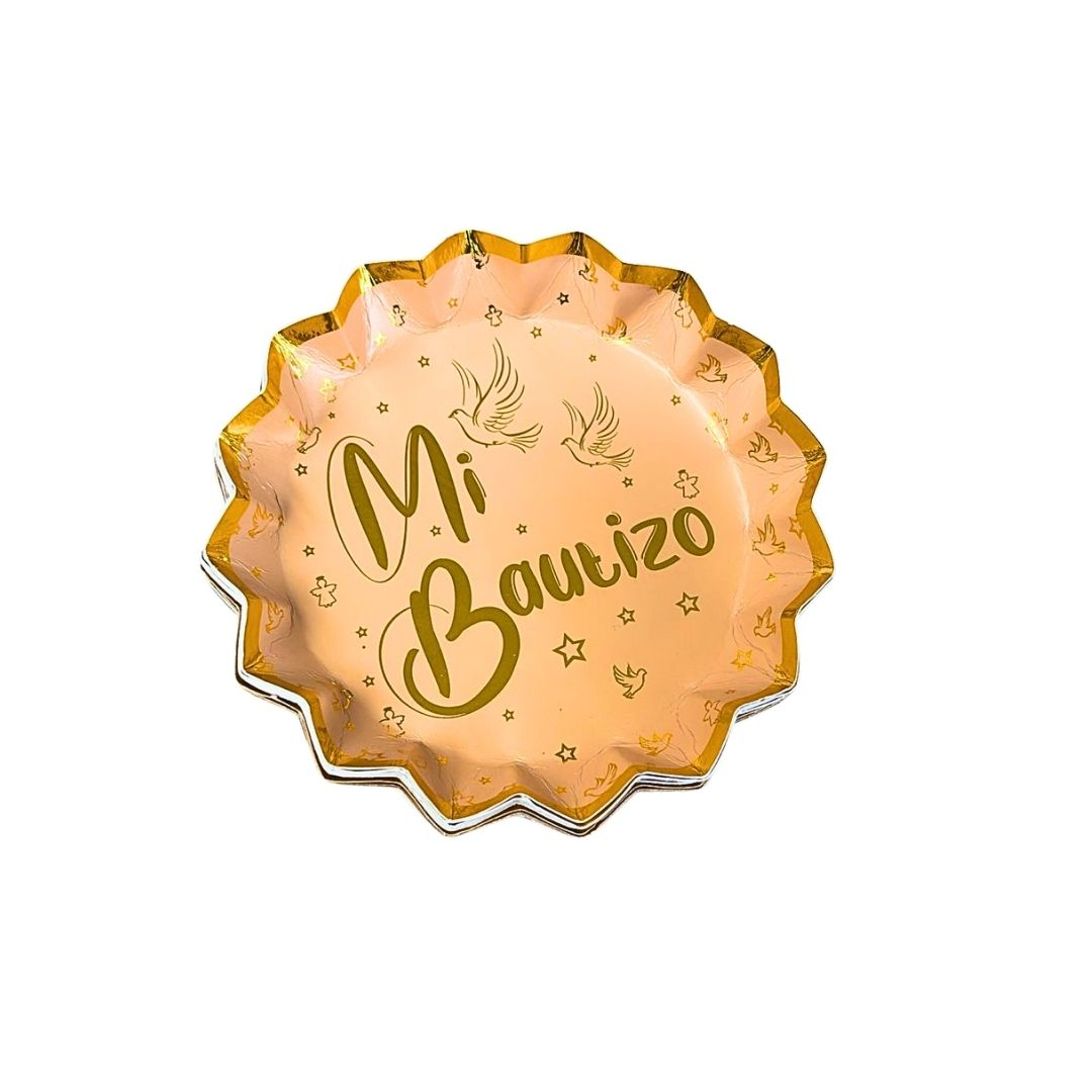 Compra Plato Estrella Curuba Mi Bautizo*12 Unidades en Partymax. Bogotá. Imagen #1.