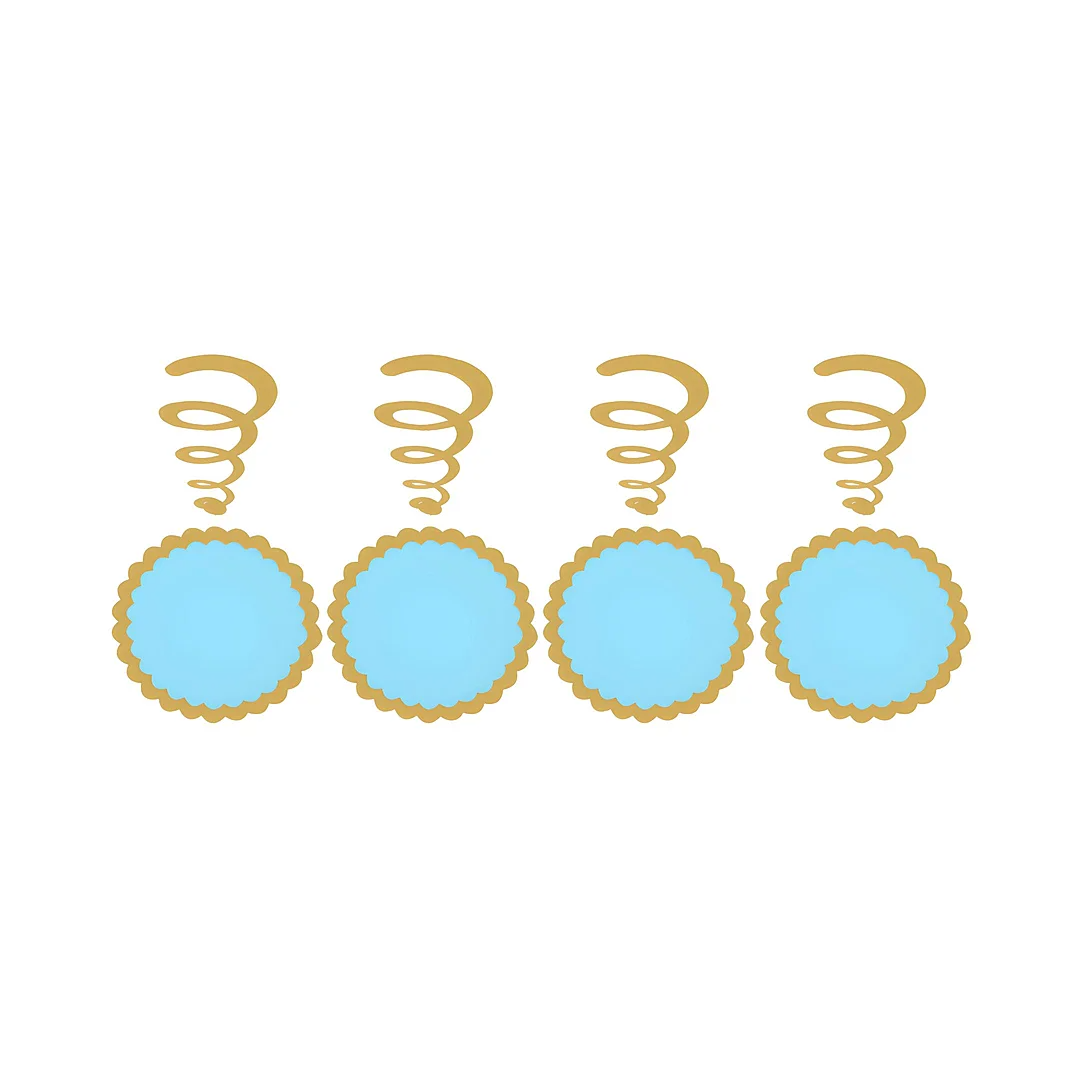 Compra Espiral Azul Pastel *4 Unidades en Partymax. Bogotá. Imagen #1.