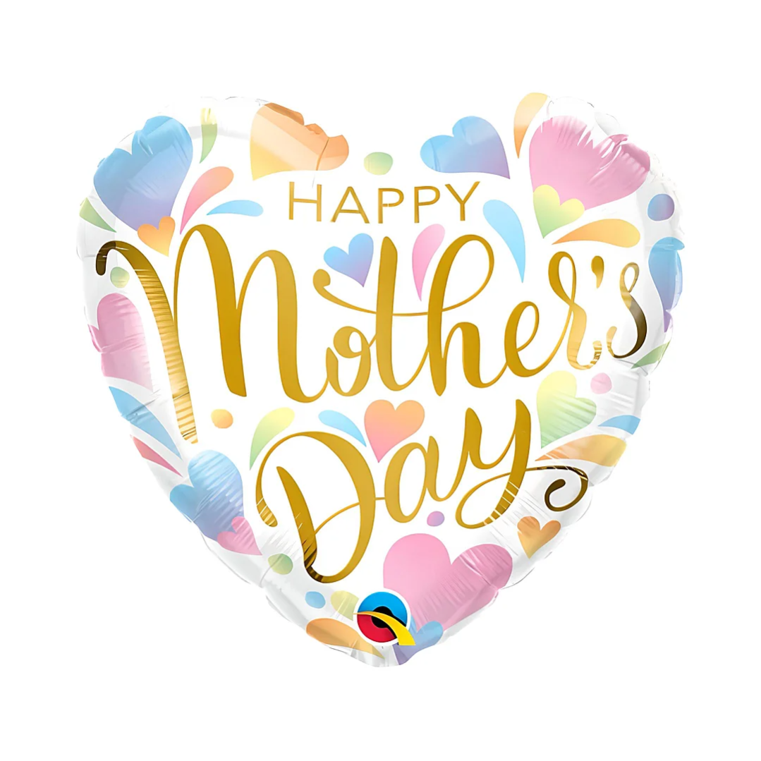 Compra Globo Happy Mother´S Day Corazones Rosa Y Azul en Partymax. Bogotá. Imagen #1.