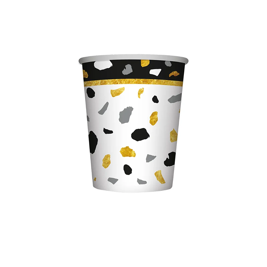 Compra Vaso 9 Onzas Feliz Cumpleaños Dorado * 8 Unidades en Partymax. Bogotá. Imagen #1.