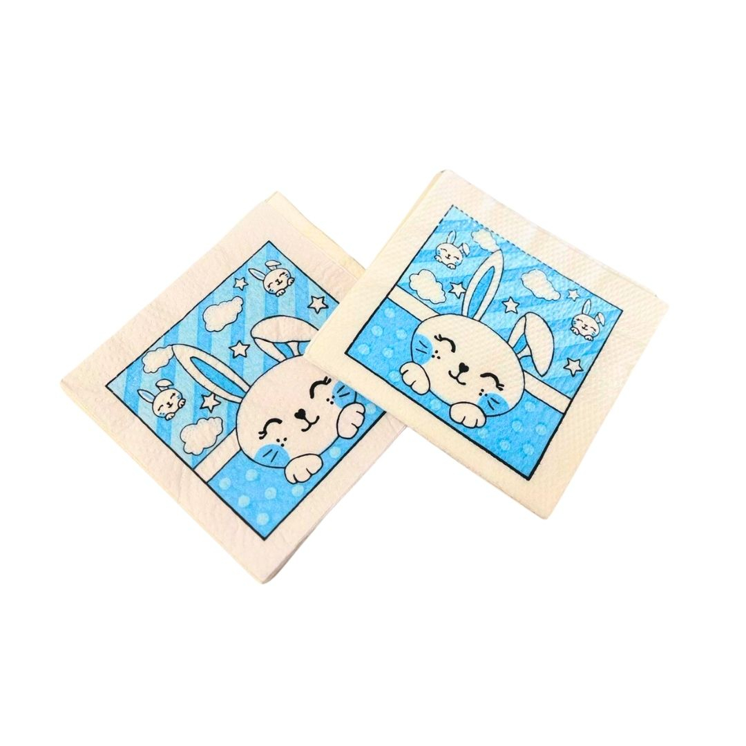 Compra Servilleta Conejo Azul *15 Unidades en Partymax. Bogotá. Imagen #1.