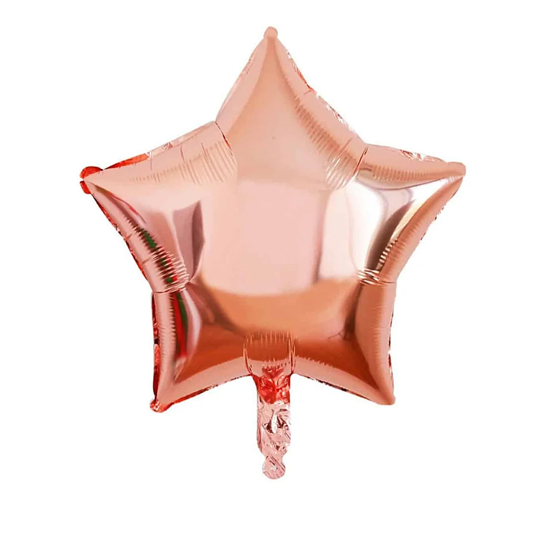 Compra Globo Met Estrella Oro Rosa en Partymax. Bogotá. Imagen #1.