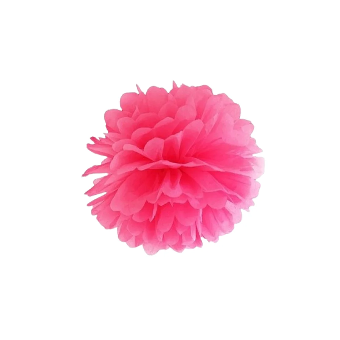 Compra Pompom Mini Rosado *15Cm en Partymax. Bogotá. Imagen #1.