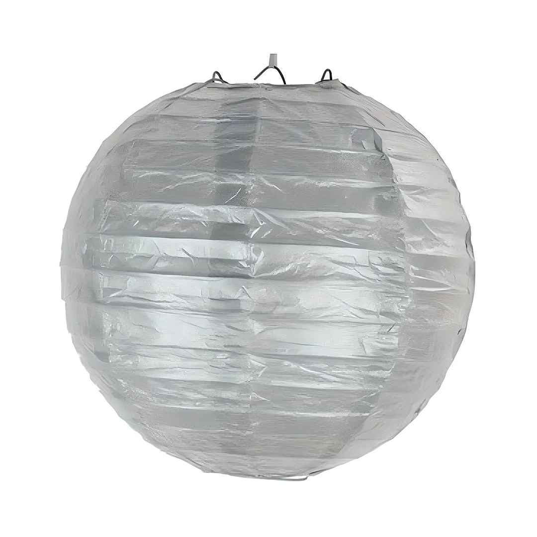 Compra aquí Globo Chino de Papel Plateado *30Cms #1