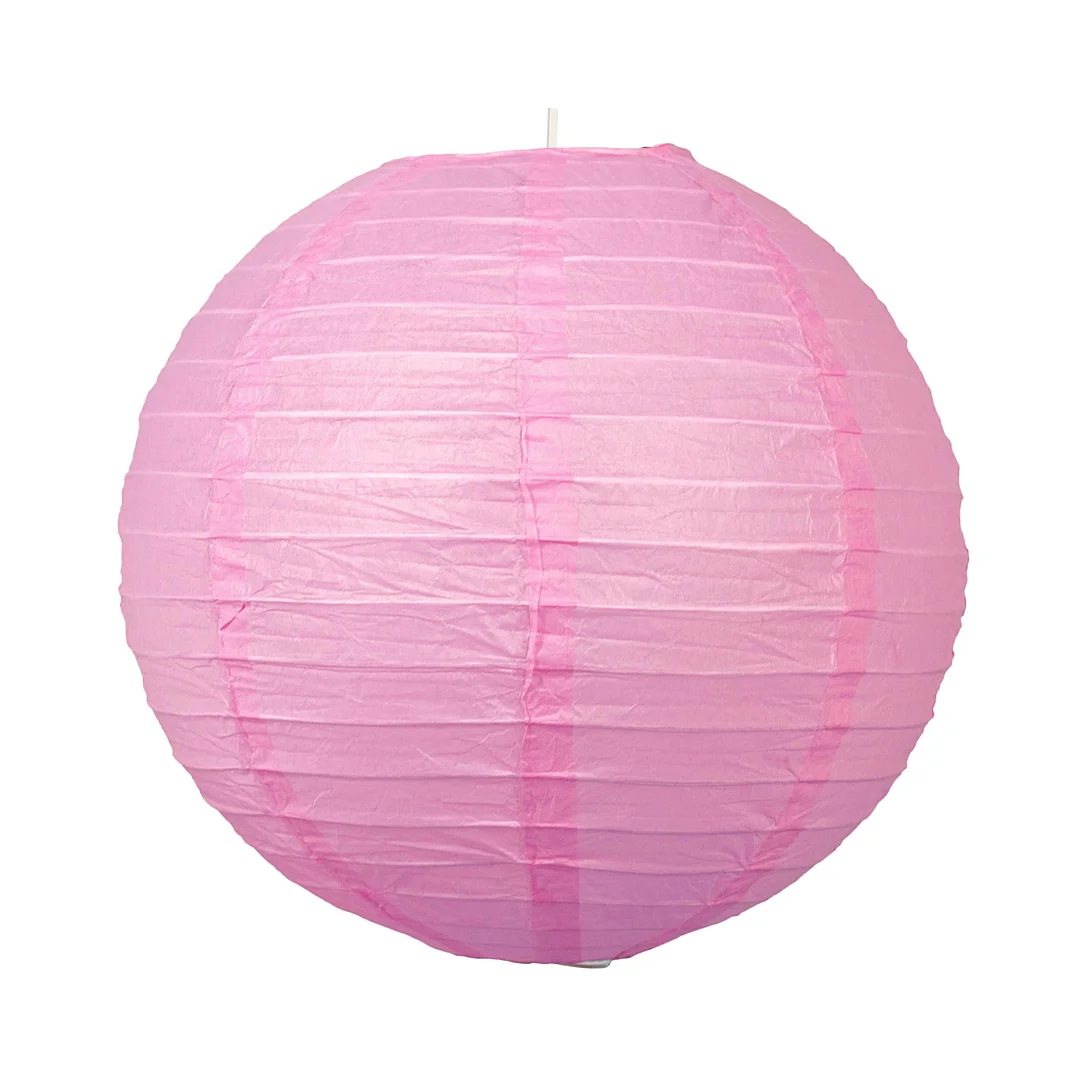 Compra aquí Globo Chino de Papel Rosado *30Cms #1