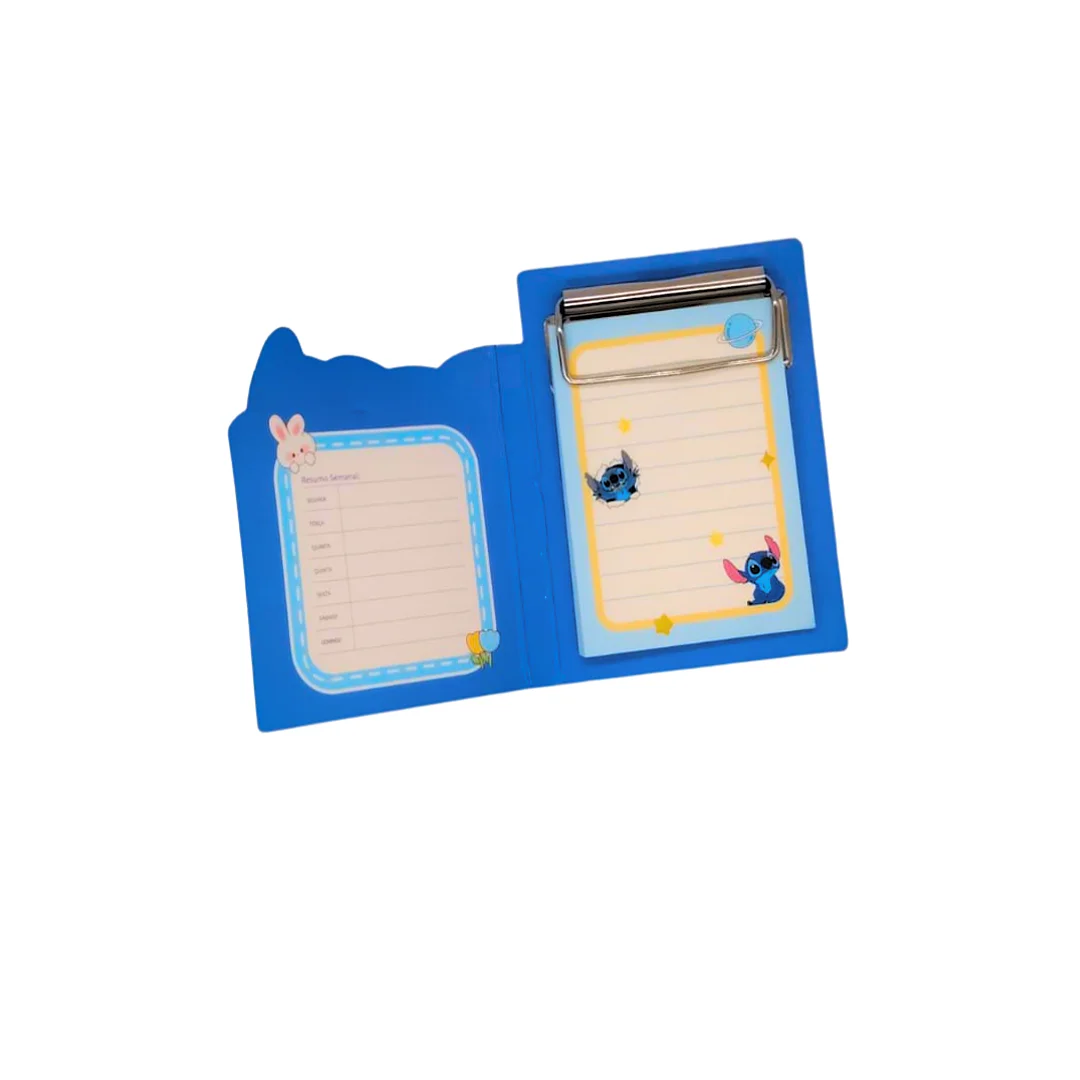 Compra Mini Libreta Con Portapeles Stitch *4 Und en Partymax. Bogotá. Imagen #2.