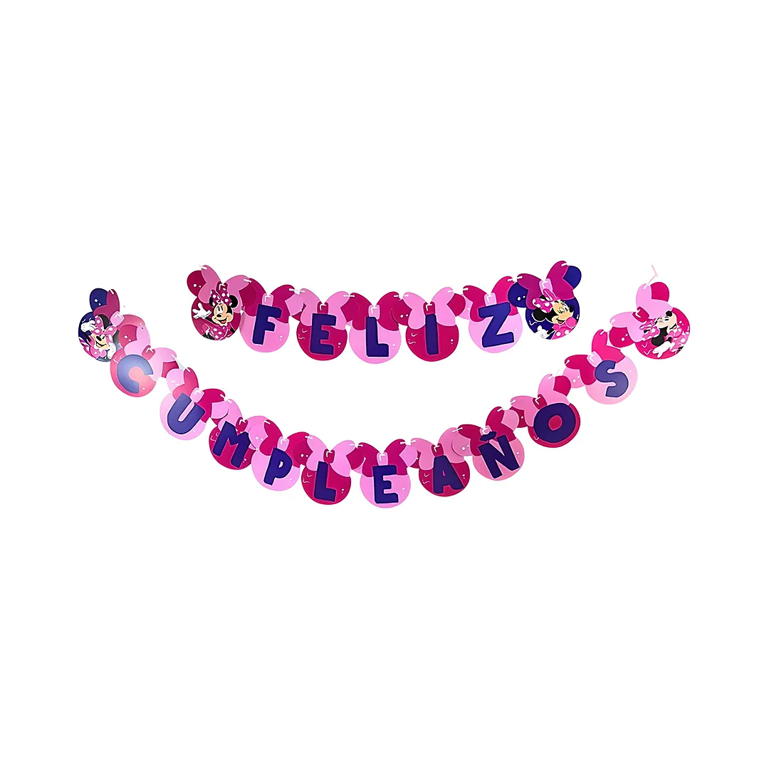 Compra Guirnalda Feliz Cumpleaños Minnie *3.5 Metros en Partymax. Bogotá. Imagen #1.