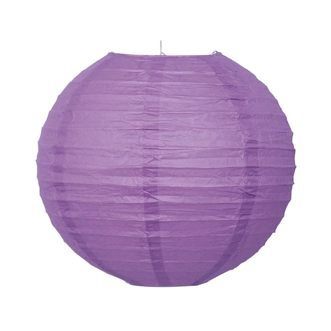 Compra aquí Globo Chino de Papel Morado *30Cms #1