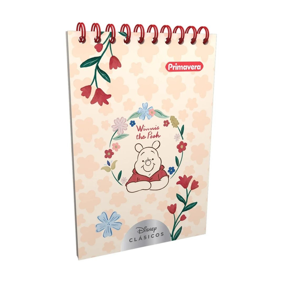 Compra Cuaderno Rayado Argollado Vertical Winnie Pooh *80 Hojas en Partymax. Bogotá. Imagen #1.