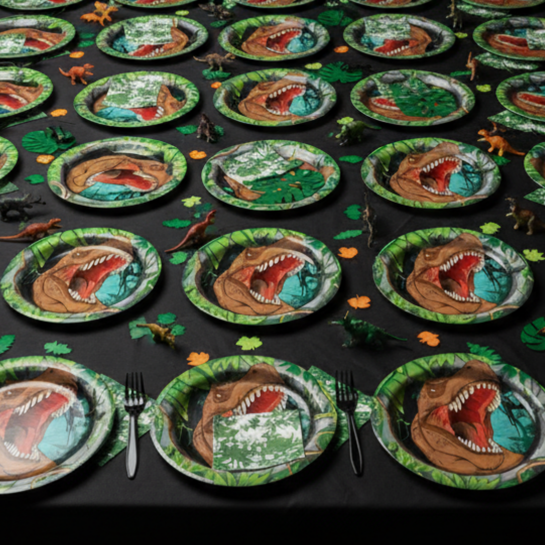 Compra Plato Redondo 7" Dinosaurio *8 Unidades en Partymax. Bogotá. Imagen #2.