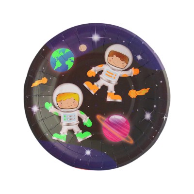 Compra Plato Redondo 6" Astronauta *10 Unidades en Partymax. Bogotá. Imagen #1.