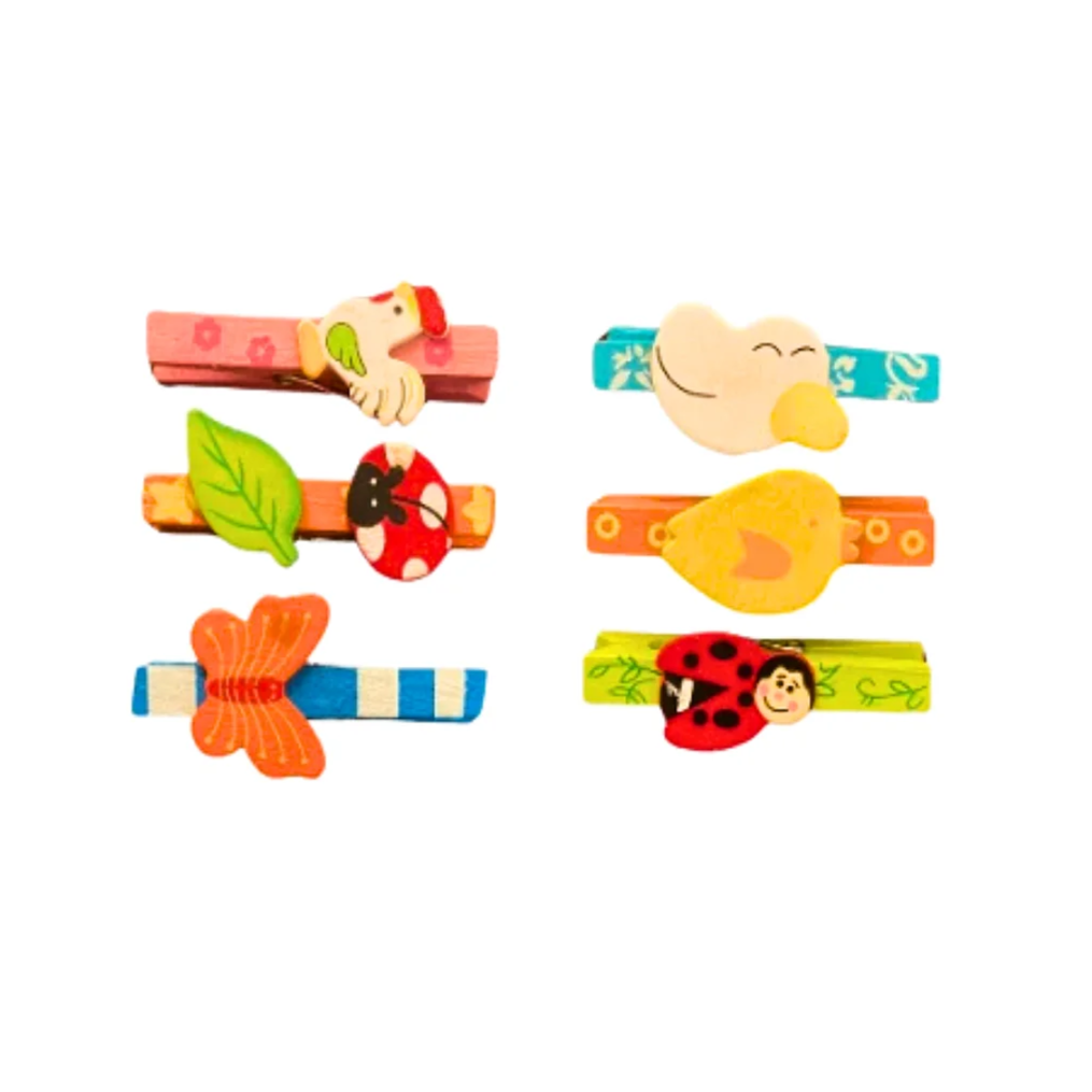 Compra Ganchos Animalitos Surtidos *6 Unidades en Partymax. Bogotá. Imagen #1.