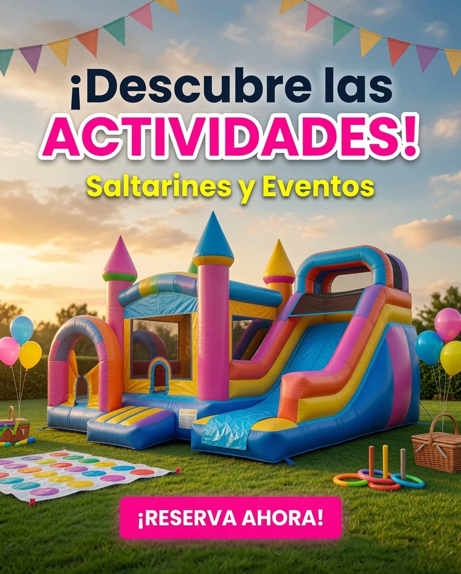 Inflables y saltarines en Partymax