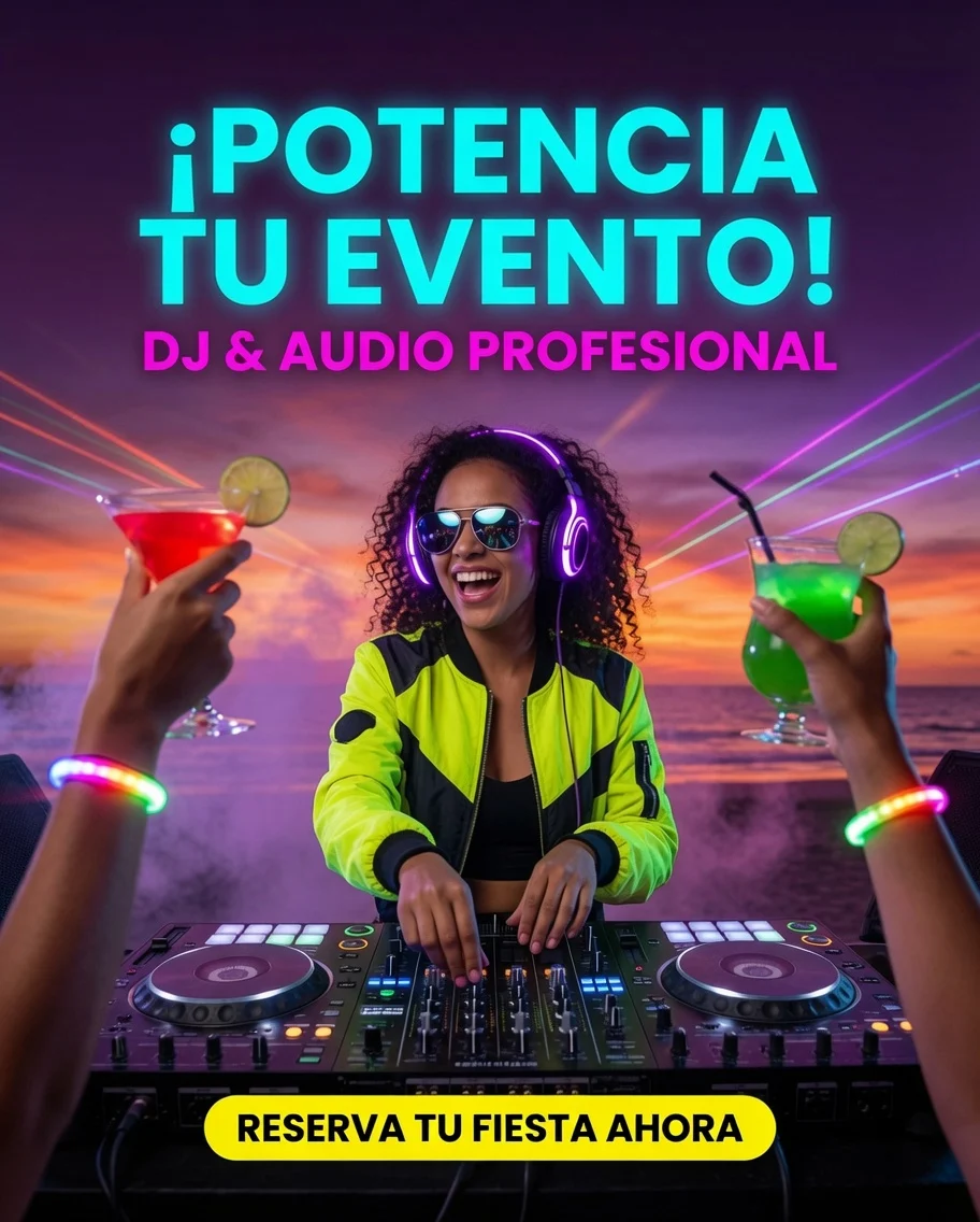 Musica, iluminación DJ en Partymax