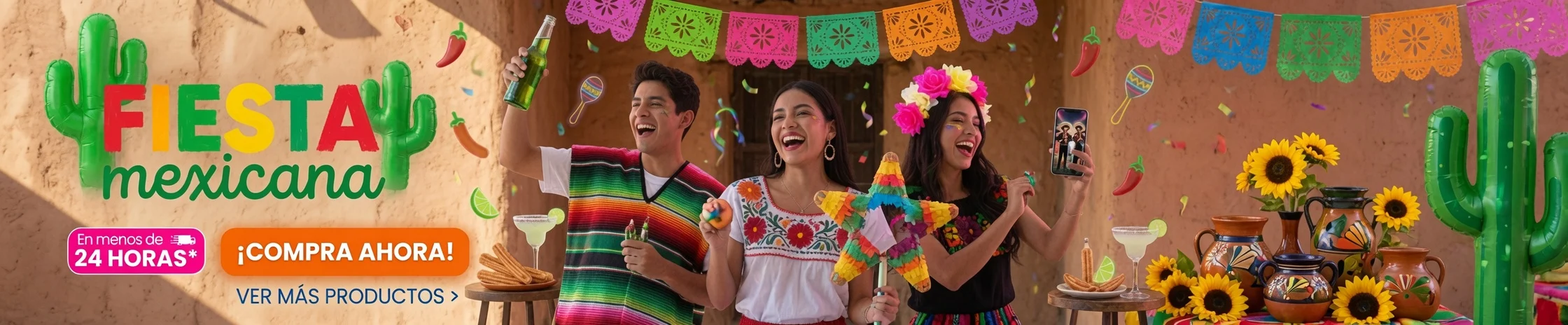 Temática mexicana En Partymax